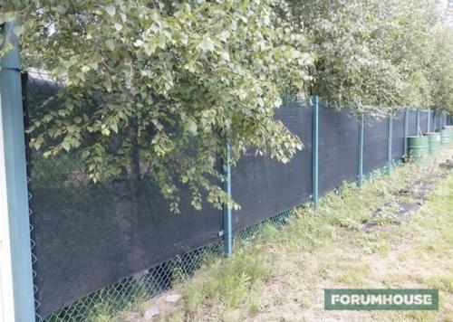 Самый простой и красивый забор. Недорогой забор из рабицы и строительной сетки