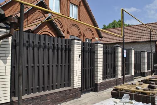 Забор во дворе частного дома. Как сделать забор — советы по выбору материала и особенности постройки популярных видов заборов (115 фото)
