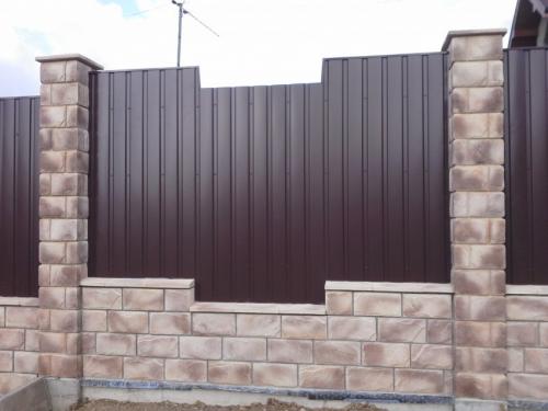 Самый дешевый забор из профлиста. Экономим профнастил 17