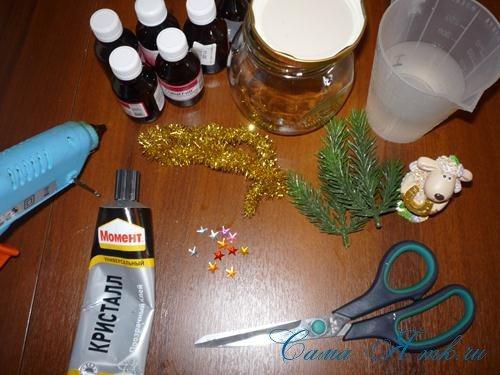 Как сделать снежный шар без глицерина. Вариант №2 снежный шар своими руками