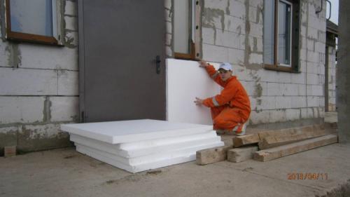 Утепление стен пенополистиролом снаружи. Плюсы и минусы использования пенополистирола 06