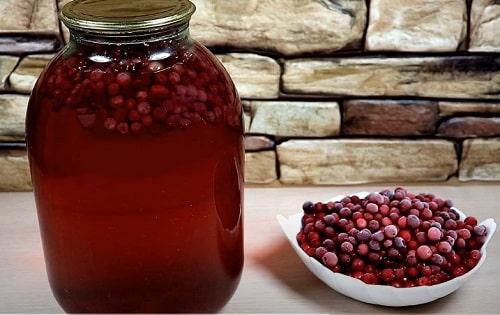 Компот из брусники на зиму — простые и вкусные рецепты