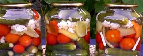 Ассорти огород без стерилизации. Ассорти на зиму — самый вкусный рецепт из овощей